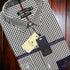 Formal Black Check Shirt Premium